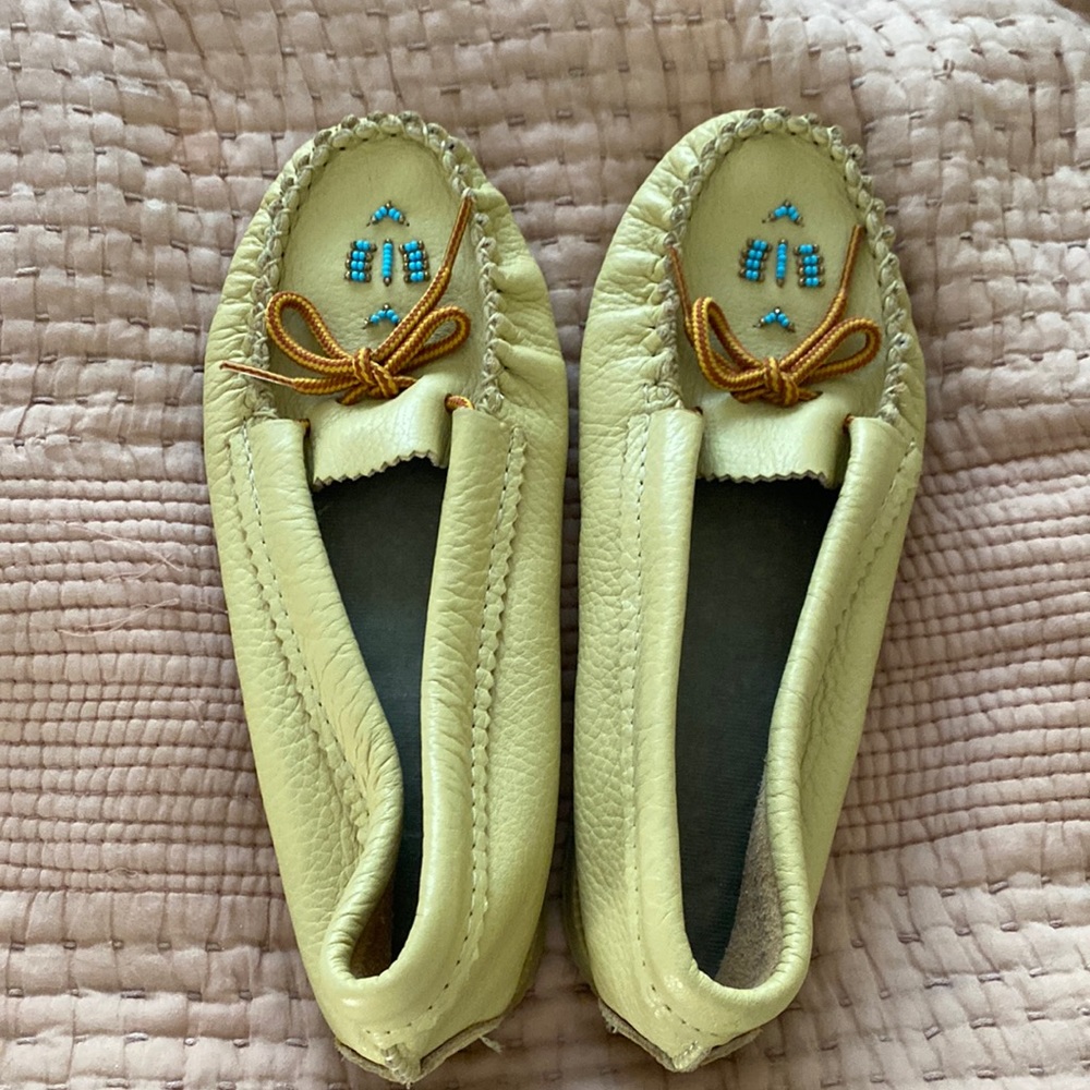 Women’s moccasins, genuine leather